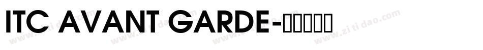 ITC AVANT GARDE字体转换